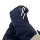 pantalone ampio con elastico in vita school